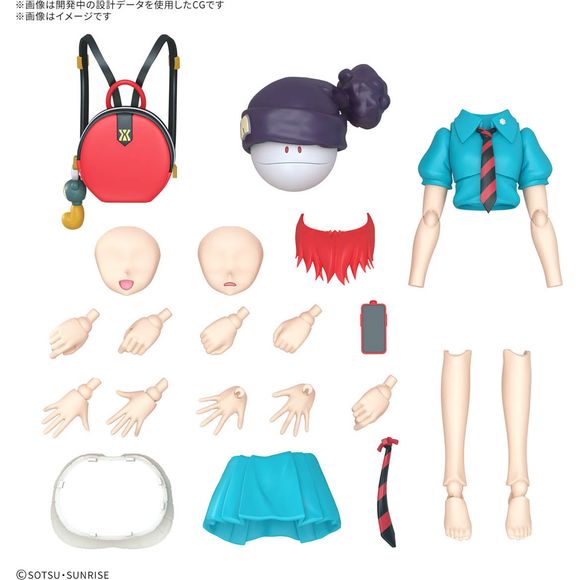Bandai Figure-rise Standard GQuuuuuuX Amate Yuzuriha Machu Figure Model Kit