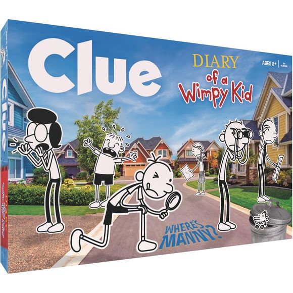 USAopoly Clue Diary of Wimpy Kid Edition Board Game