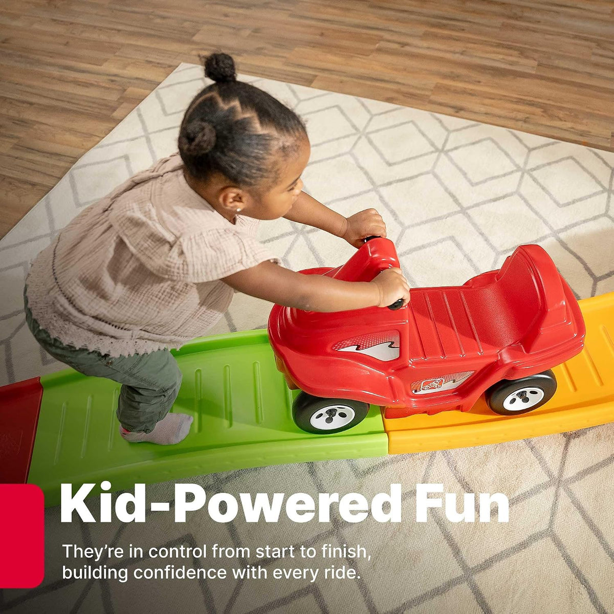 Up & Down Roller Coaster Kids Ride On Toy